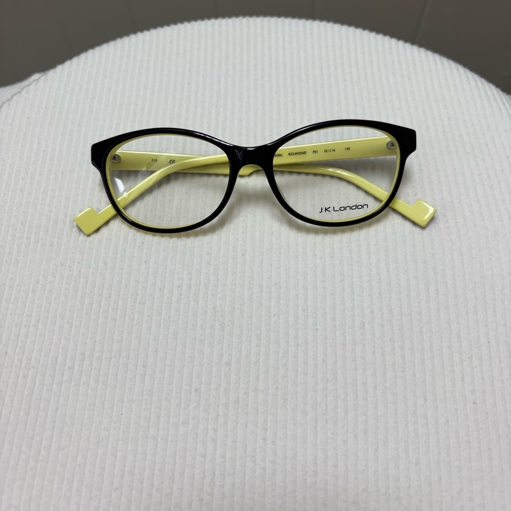New J K London Frames Yellow and Black